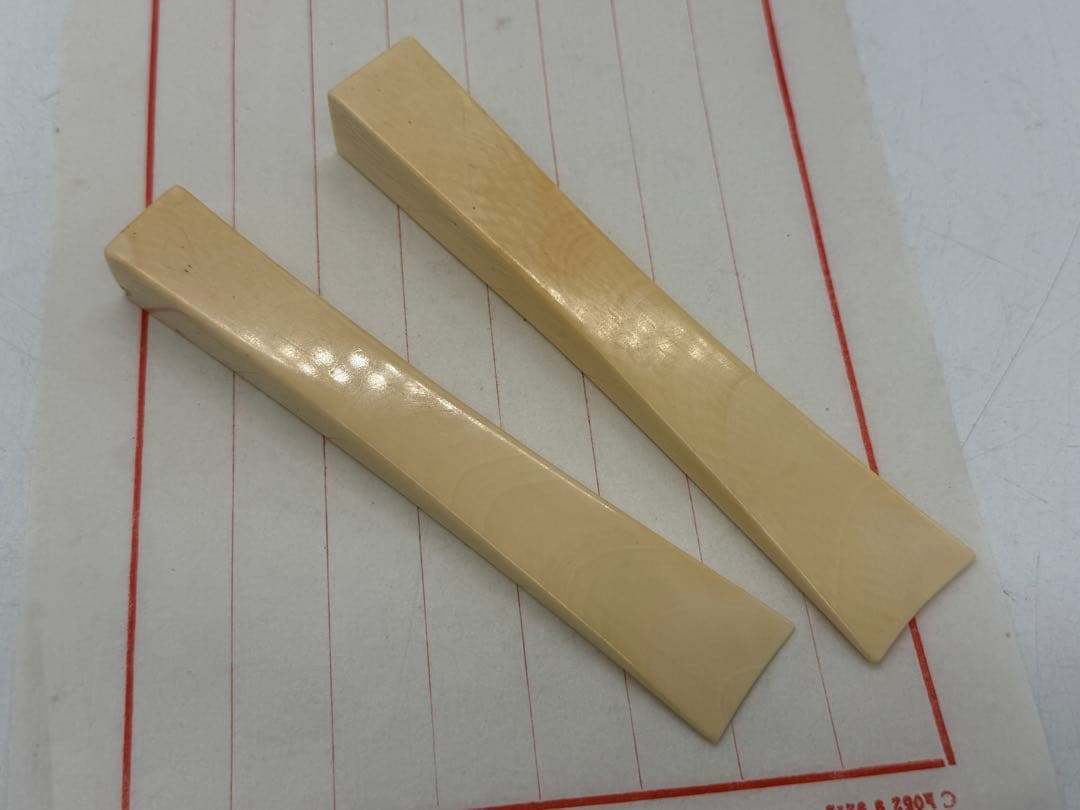 極上　バチ2点　三味線　和楽器　重さ約134g 送料込み250927