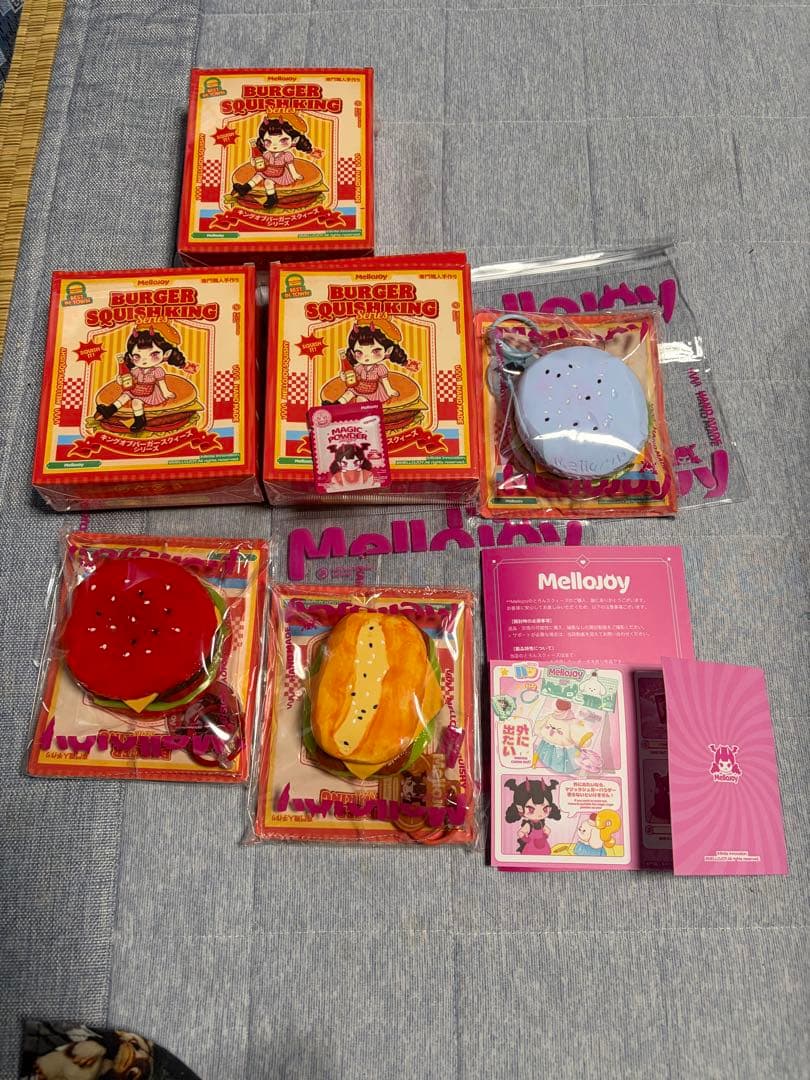 BURGER SOUPERHING ハンバーガー　メロジョイ メロジョイ mellojoy スクイーズ ハンバーガー BURGER｜Yahoo!フリマ