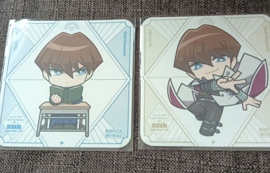 遊戯王 コラボカフェ 強敵編 BLANC 海馬瀬人 コースターセット - メルカリ