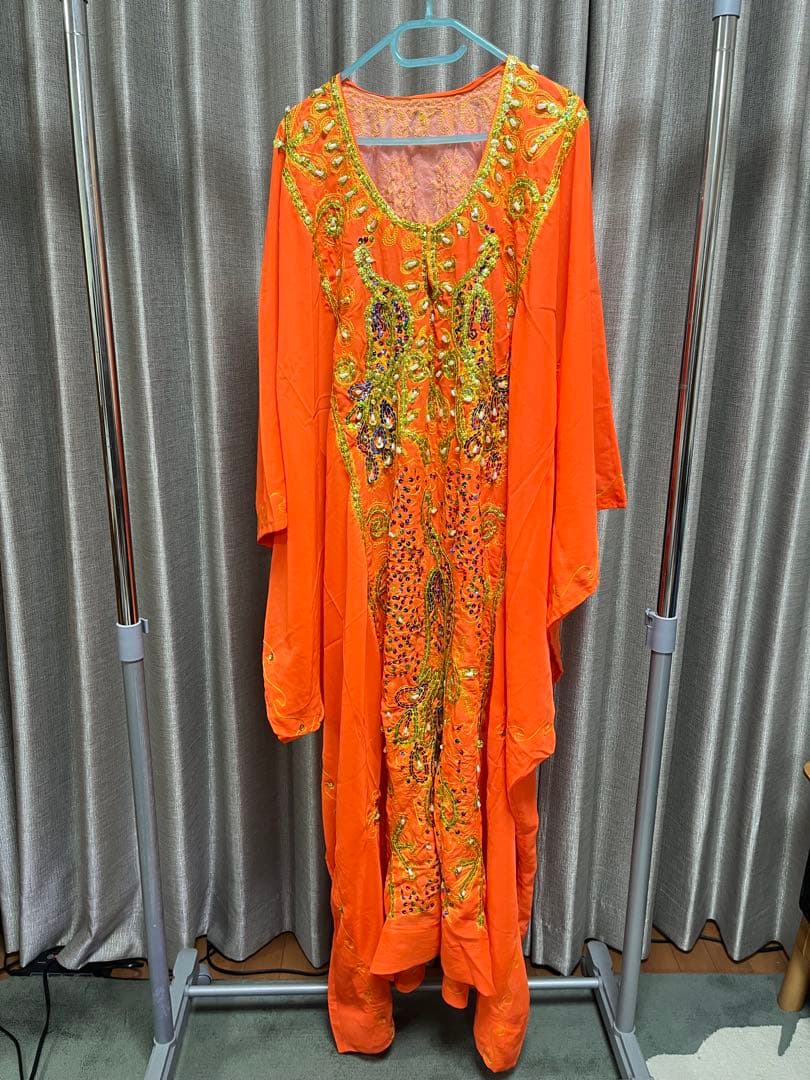 【蘭花】ベリーダンス　ハリージドレス ハリージドレス ゴールド HG0007 | shukran（シュクラン）ベリーダンス