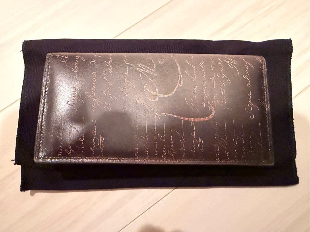 Berluti サンタル　ロングウォレット　ローズゴールドパティーヌ