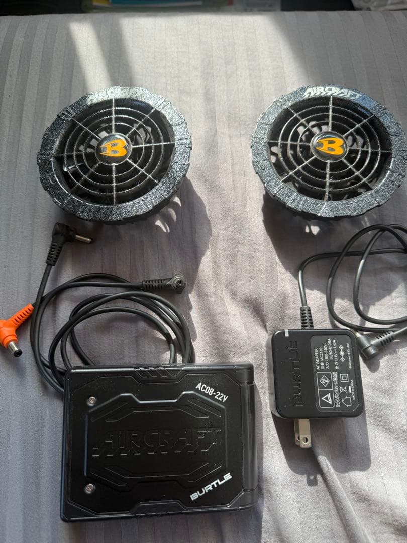 22V 空調服バートル エアークラフト AC08 AIRCRAFT ファンセット 在庫限り】バートル AC08/AC08-1 エアークラフト専用22Vバッテリー