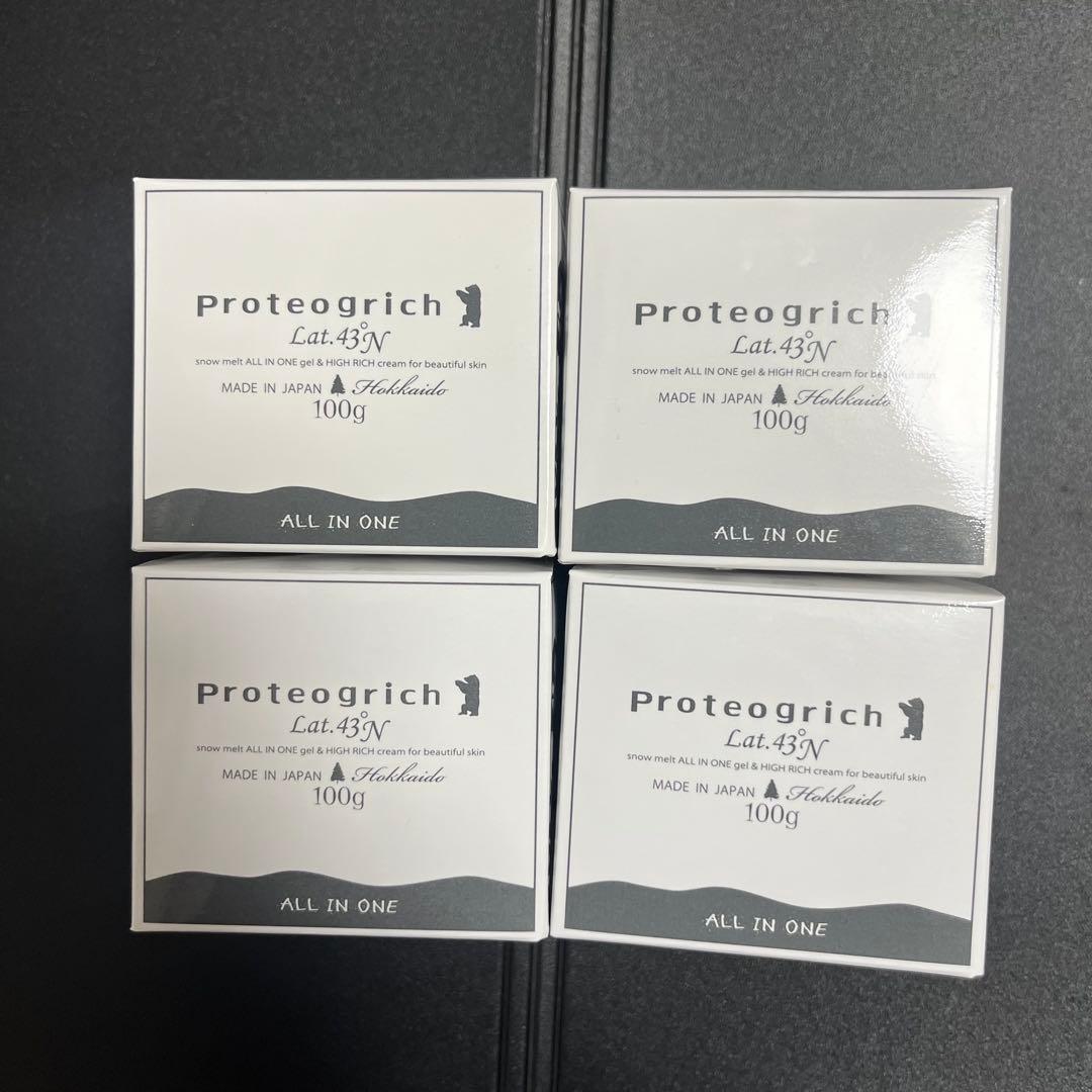 【とも】プロテオグリッチ 雪解けふっくらゲルクリーム　100g 4個セット