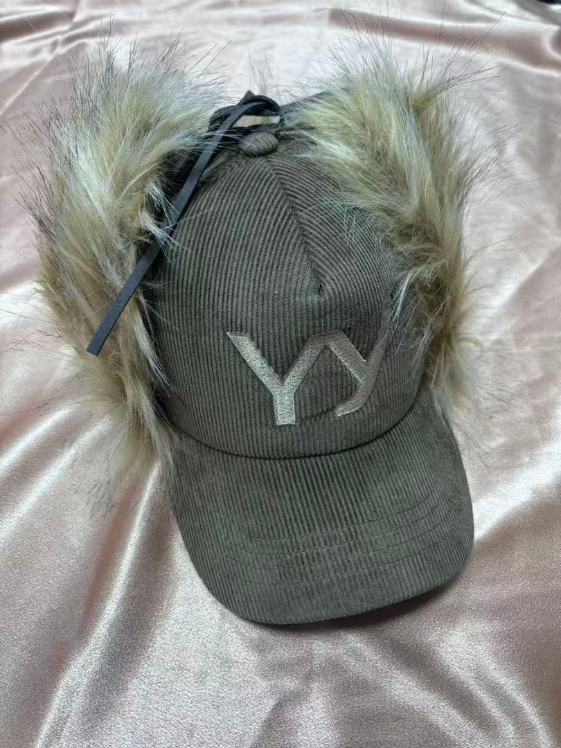 Open YY ファー付きコーデュロイキャップ OPEN YY ファー付き ブラウン コーデュロイキャップ 00 - メルカリ