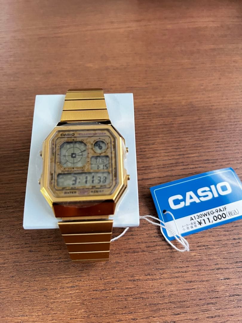 MUSE de Deuxieme classe 【CASIO】A130GOLD Casio Puts a Four-City GMT Complication in a Mind-Bogglingly