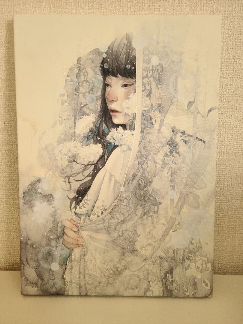 イラストレーター朱華作品　原画　水彩画　イラスト集付き