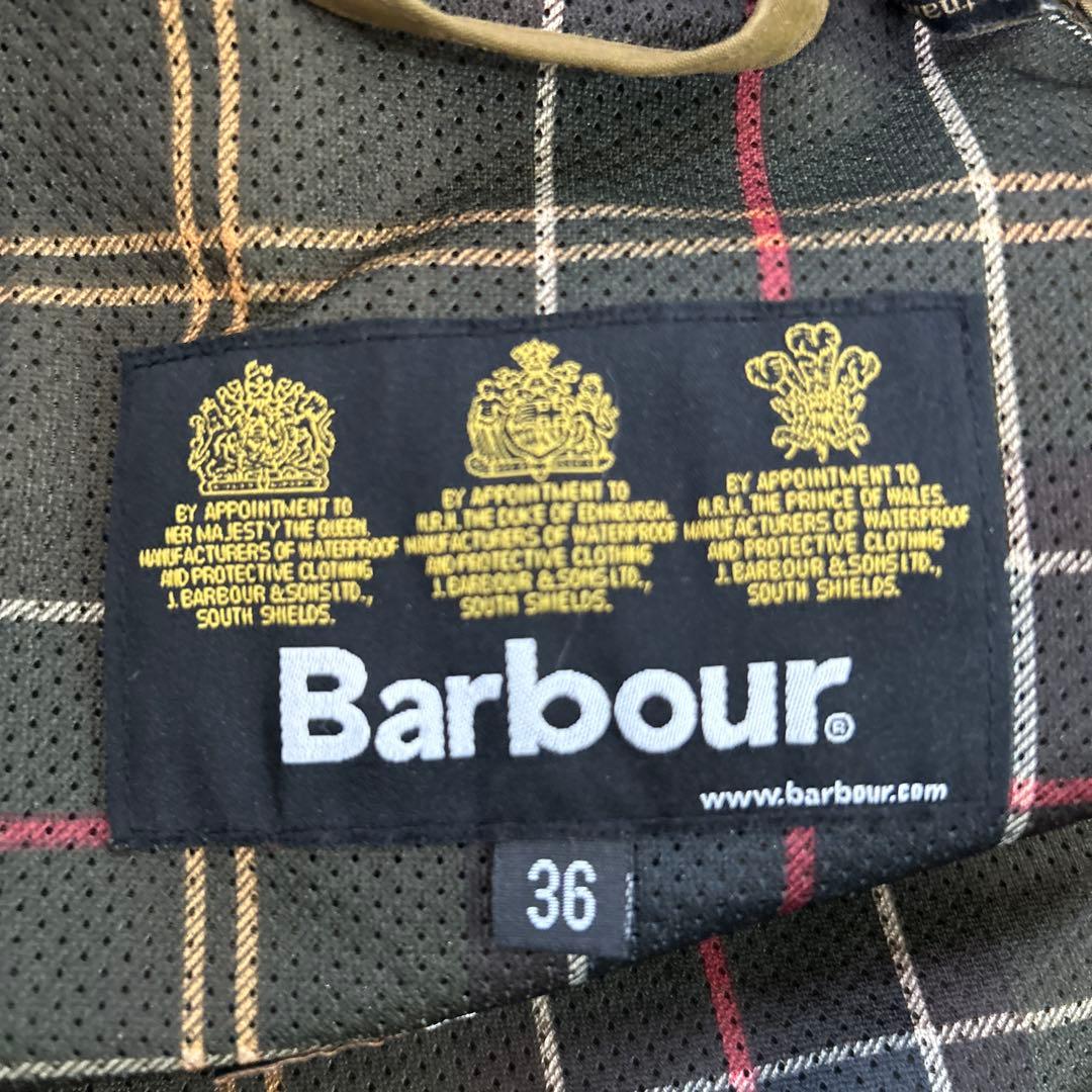 Barbour オリーブグリーンジャケット 36 - メルカリ