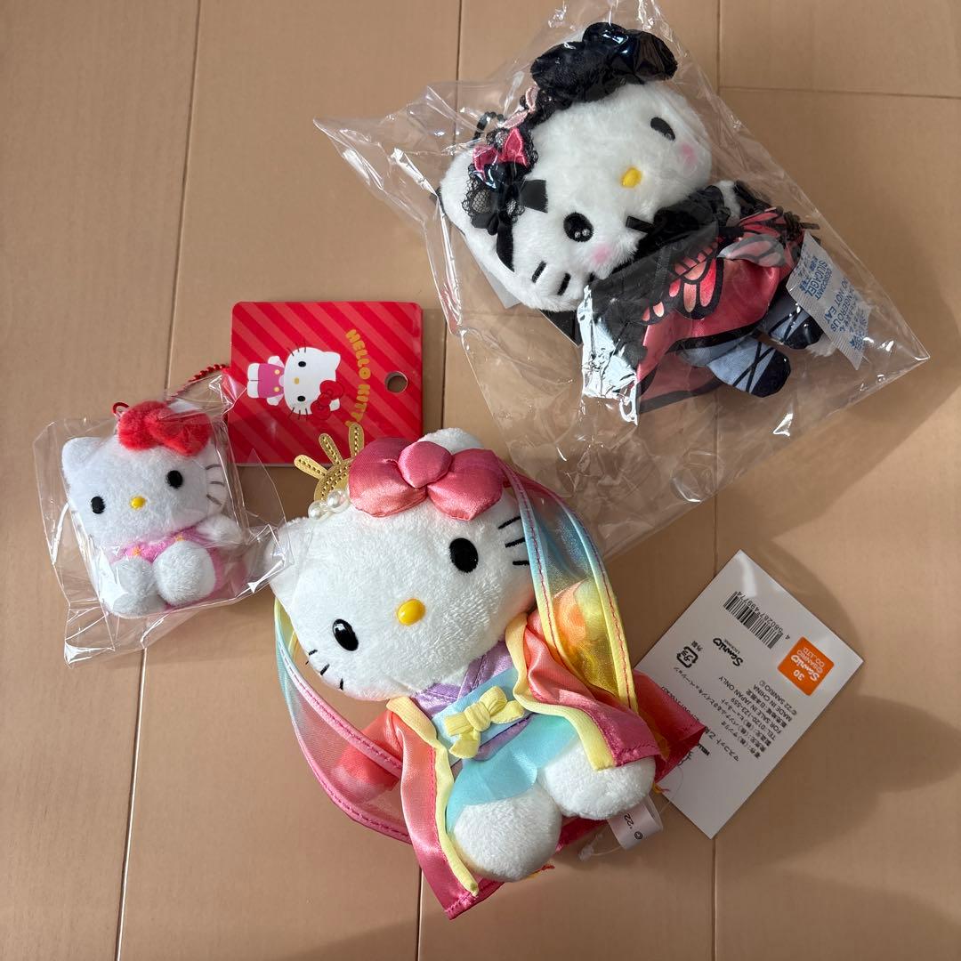 ハローキティ キティ ぬいぐるみ 淡路島 フロッキー 乙姫 ハリスツイード