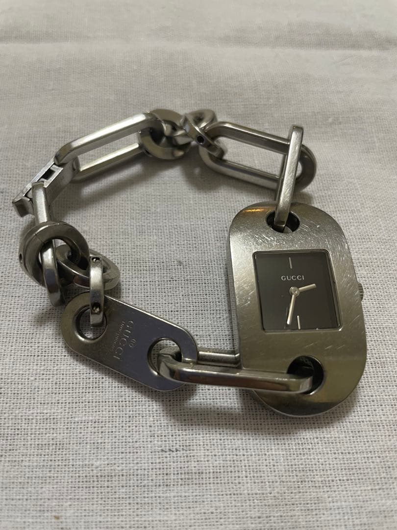 GUCCI チェーンブレスレット時計 6155L レディース