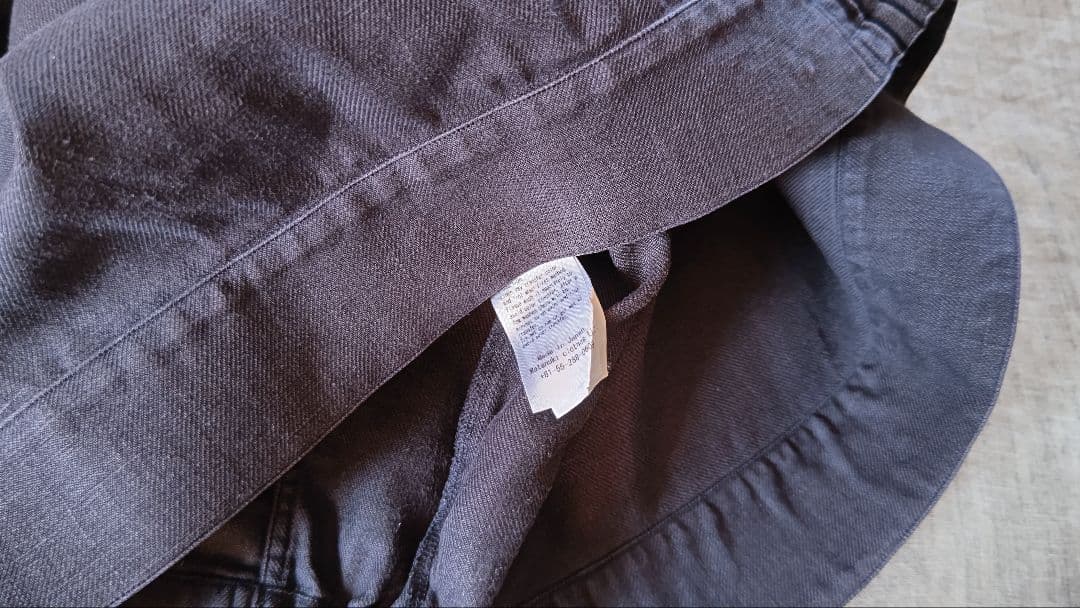 wafu 厚地 プレミアムリネン オーダー品 ／ フラックス - 柄・バイ