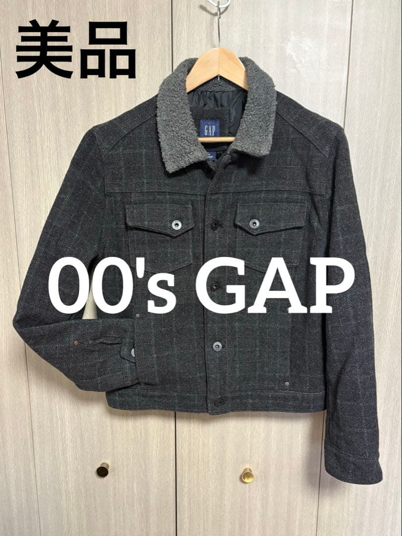 【美品】OLD GAP ウールショートブルゾン