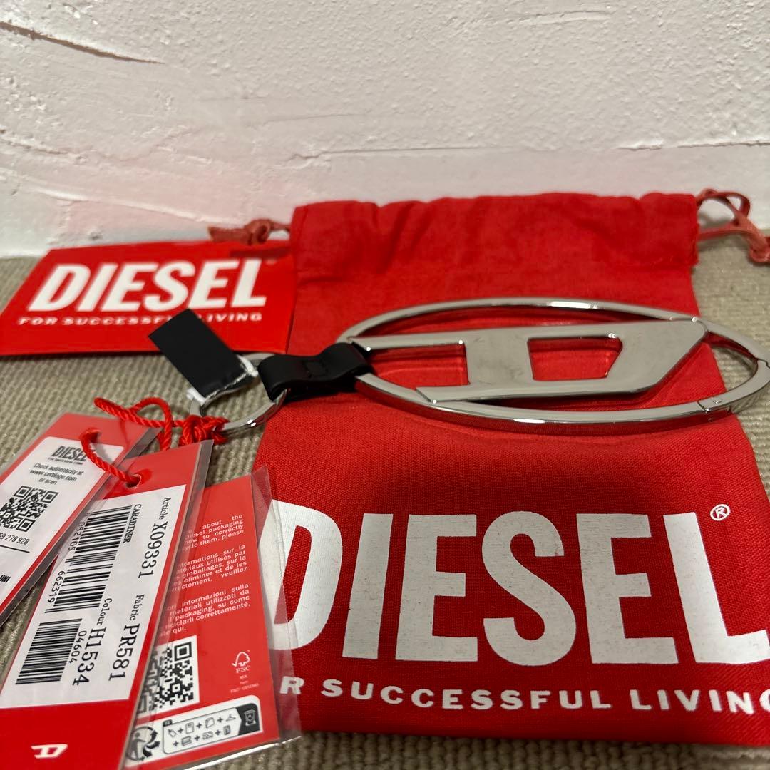 ディーゼル ディーロゴ キーホルダー キーリング DIESEL X09331