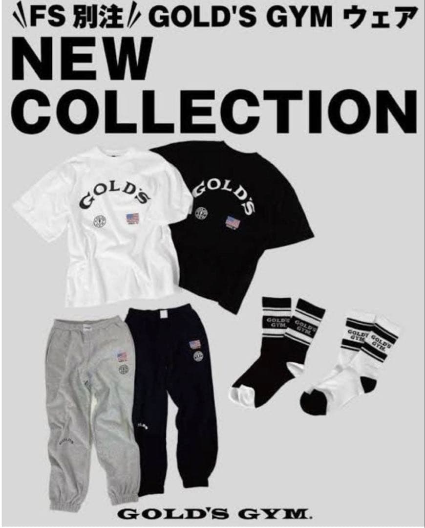 GOLD'S GYM トレーニングウェア 別注 goldgym-wacoal240530-029-