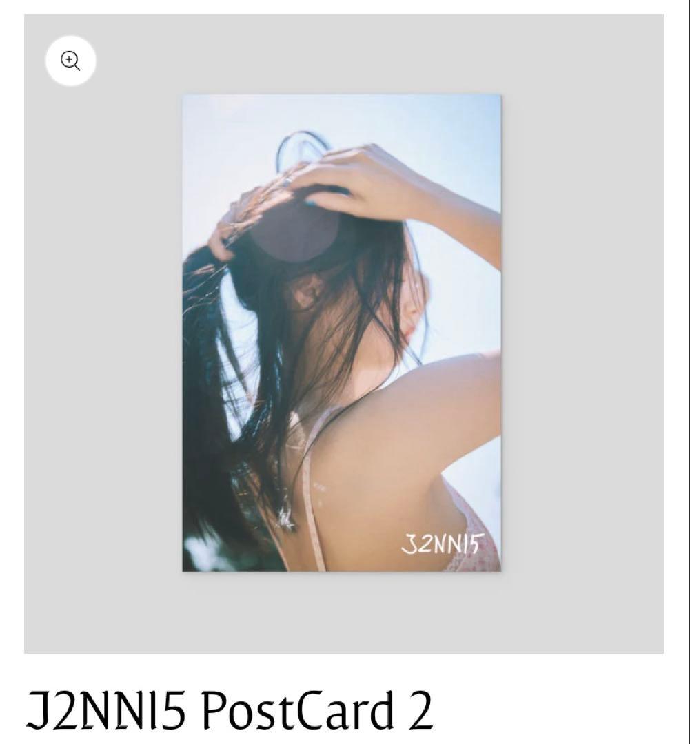 24時間以内発送】JENNIE 写真集 しおり ショッパー 写真展 フォト