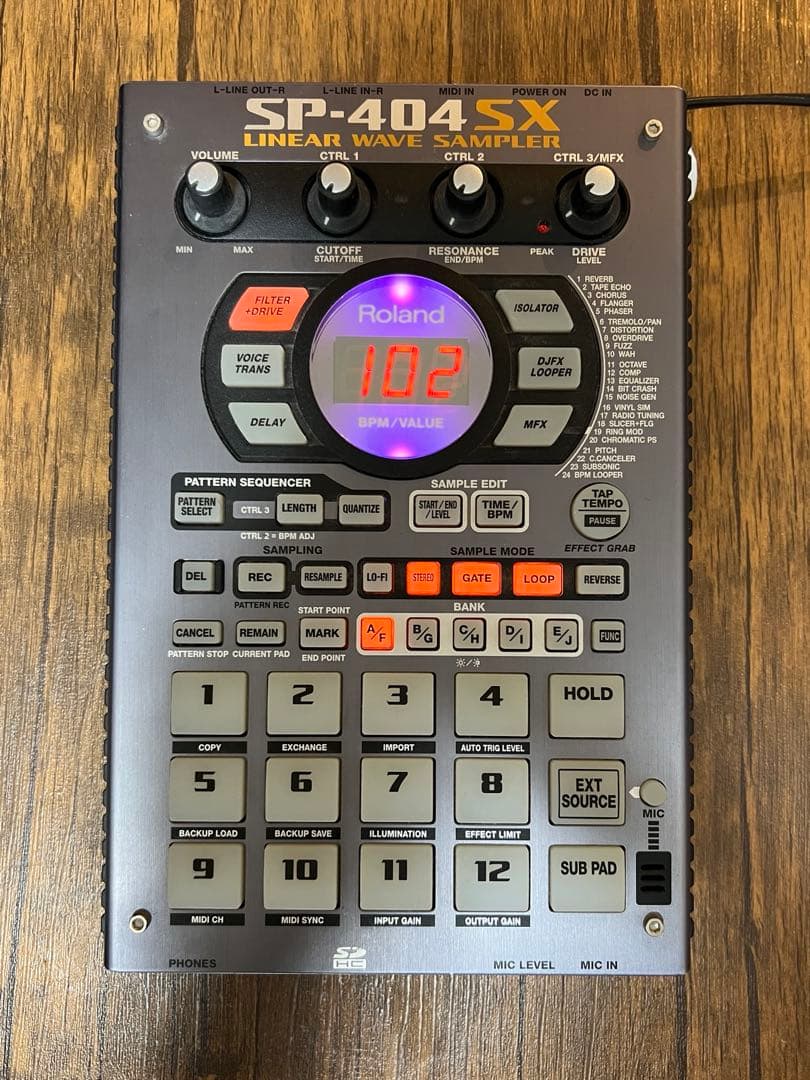 Roland SP-404SX｜元箱・ACアダプター・SD付｜動作確認済|美品 - メルカリ