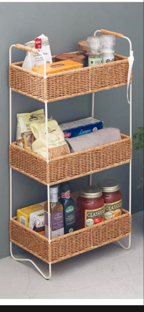 Am'06 ユティル 3段ラック　収納ラック➕おまけ➕サイドテーブル