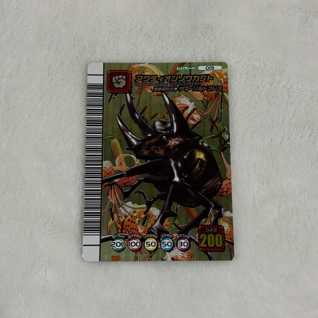 昆虫王者 ムシキング 5周年記念 コレクションカード アクティオン