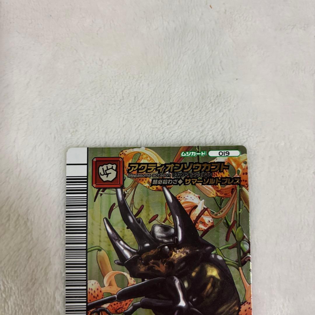 昆虫王者 ムシキング 5周年記念 コレクションカード アクティオン