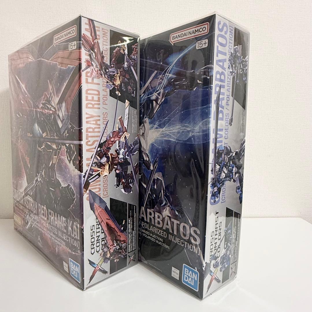 海外限定 MGバルバトス&アストレイレッドフレーム改 クロス