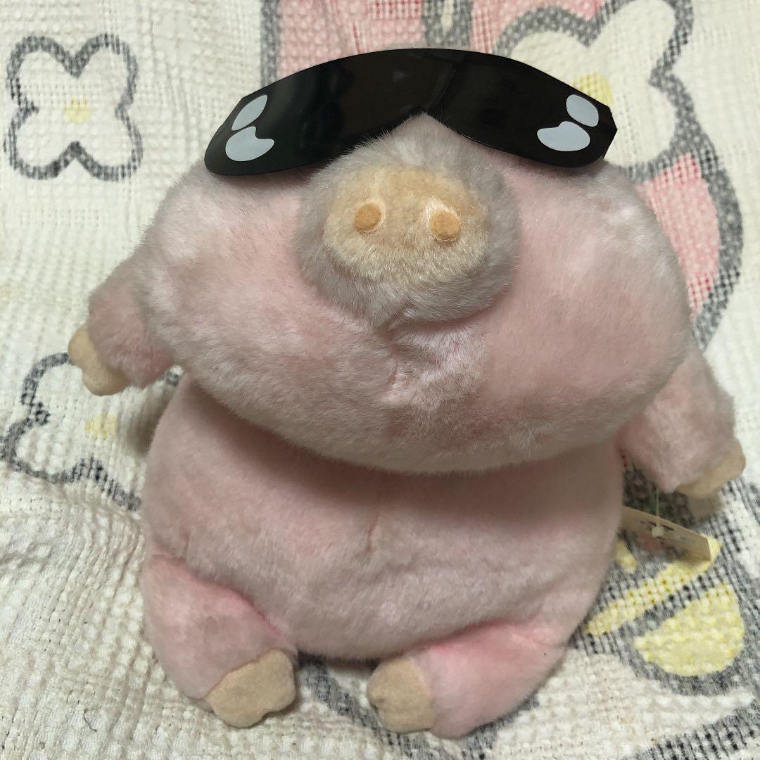 昭和レトロ SANYEI 所ジョージ TOKORO'S ブタ ぬいぐるみ - メルカリ