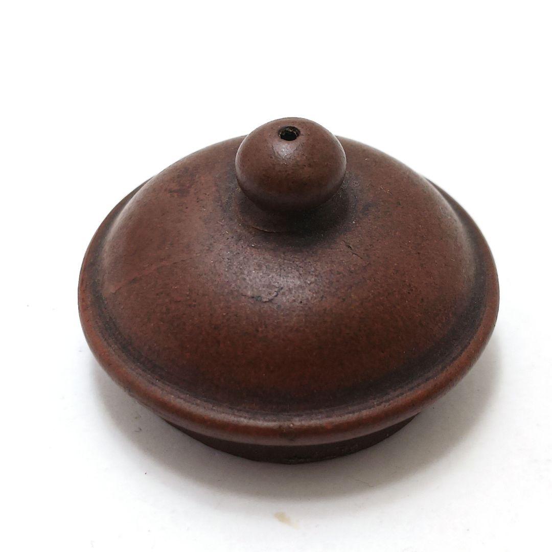 中国古玩 小振り 朱泥急須 紫砂壷 時代品 煎茶道具 の