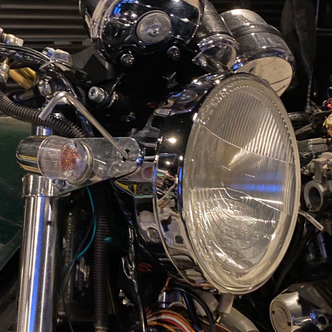 希少 当時物 CIBIEシビエ ヘッドライト凹みレンズ180π ストーンガード