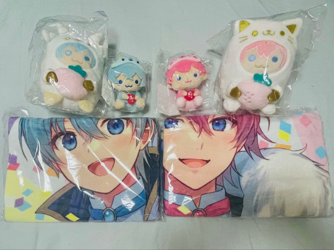 【未使用未開封】すとぷり さとみ ころん ぬいぐるみ タオル ストラップ