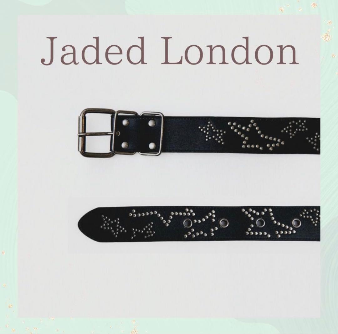 JADED LONDON Black Polaris Belt スター ベルト