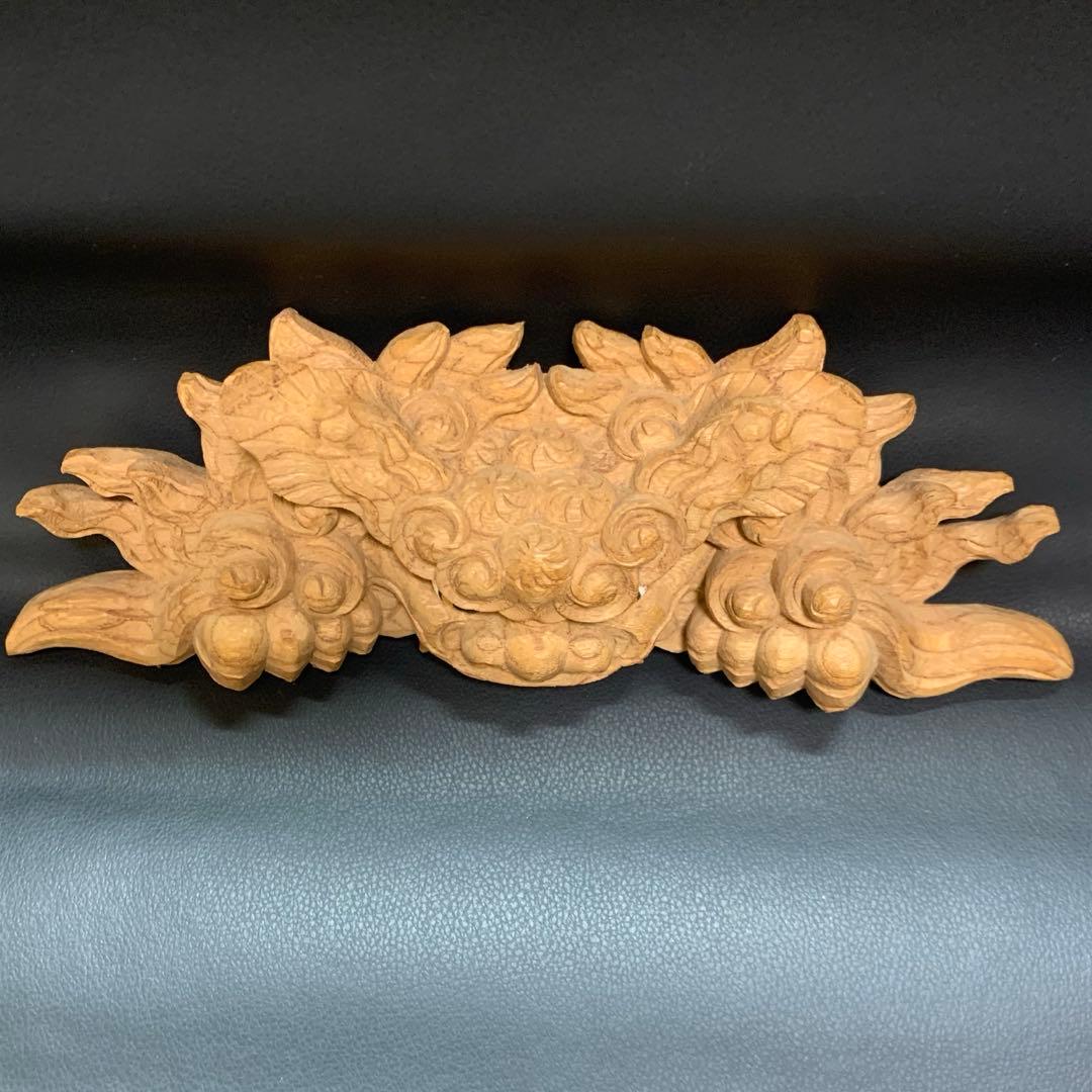 だんじり彫刻 獅噛み 鬼板 鬼熊 シガミ 獅子噛み 唐獅子 地車 置物