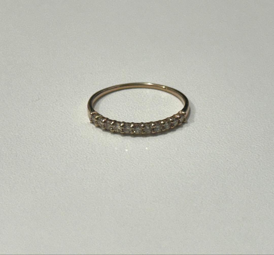 k18 エタニティリング　12号 リング 指輪 ダイヤモンド 0.15ct 12石 エタニティ リング K18