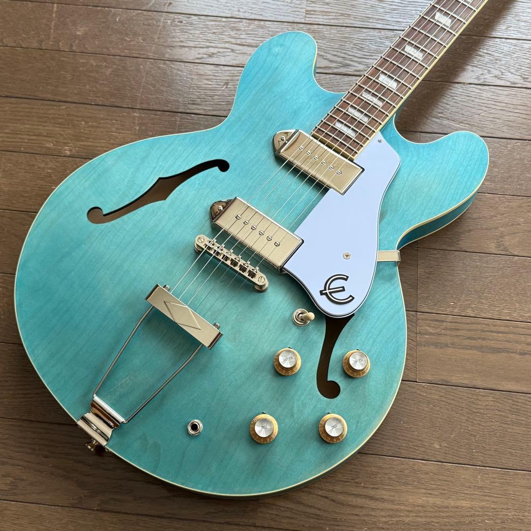 Epiphone Casino ￼Worn Worn Blue Denim