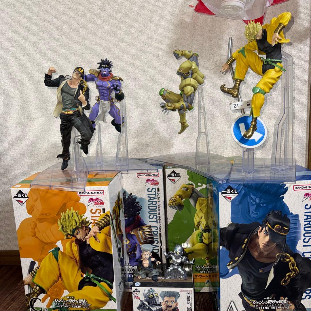 一番くじジョジョの奇妙な冒険スターダストクルセイダース5点セット