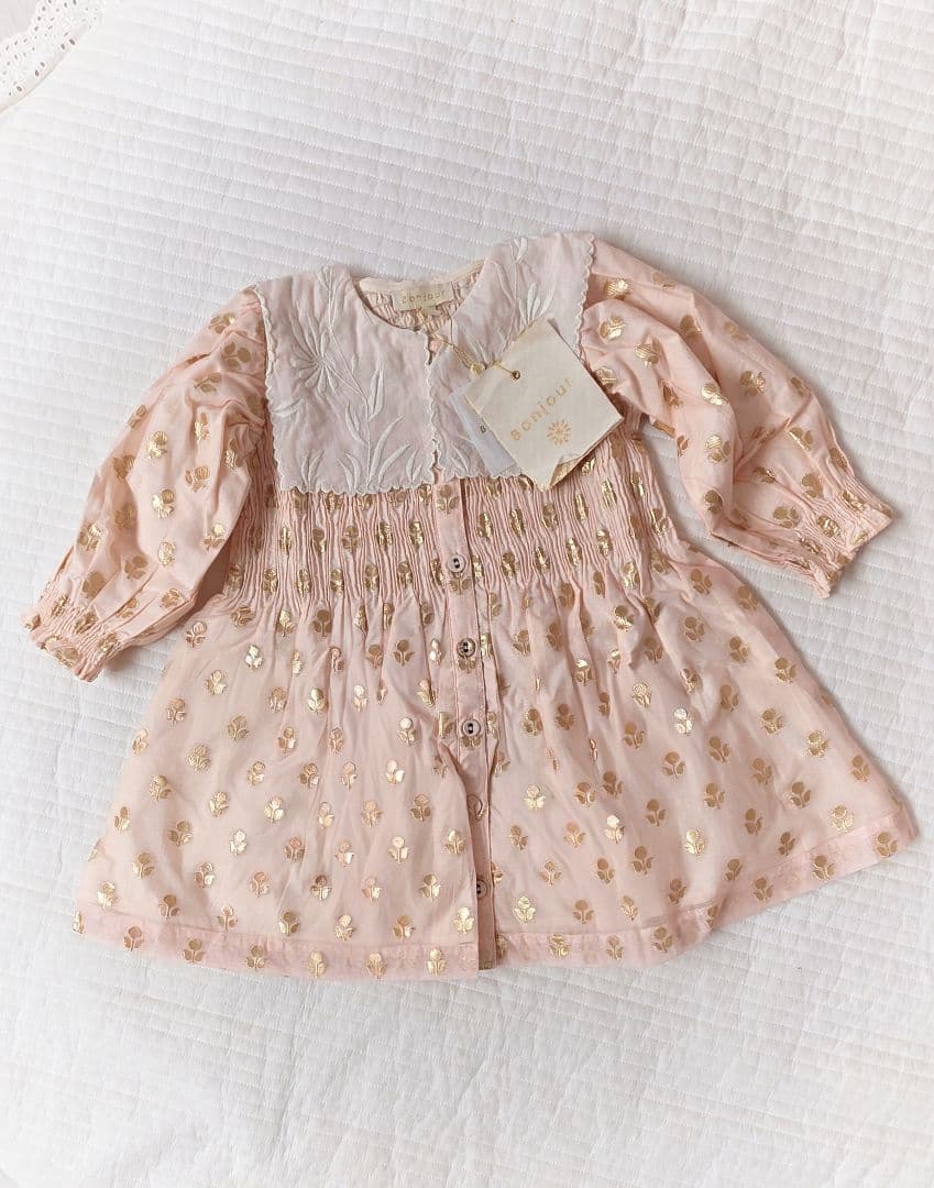 新品 Bonjour diary ワンピース dress 2y