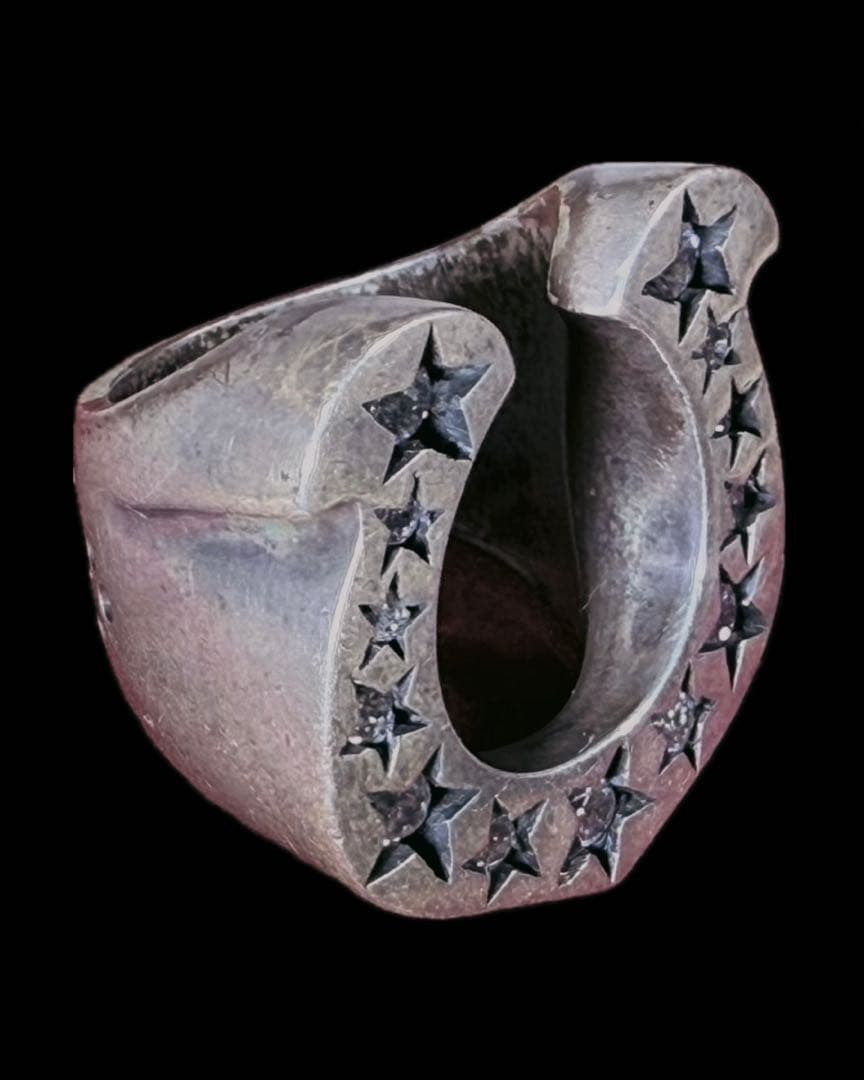 ホースシューリング　シルバー　925　6号　馬蹄　指輪　テンダーロイ