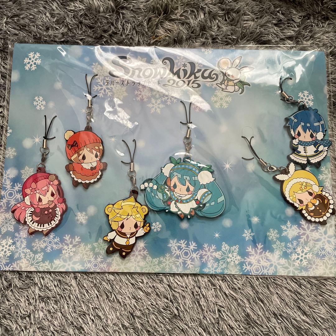  MIKU ラバーストラップセット2015 スノーミクスノウミク初音ミク