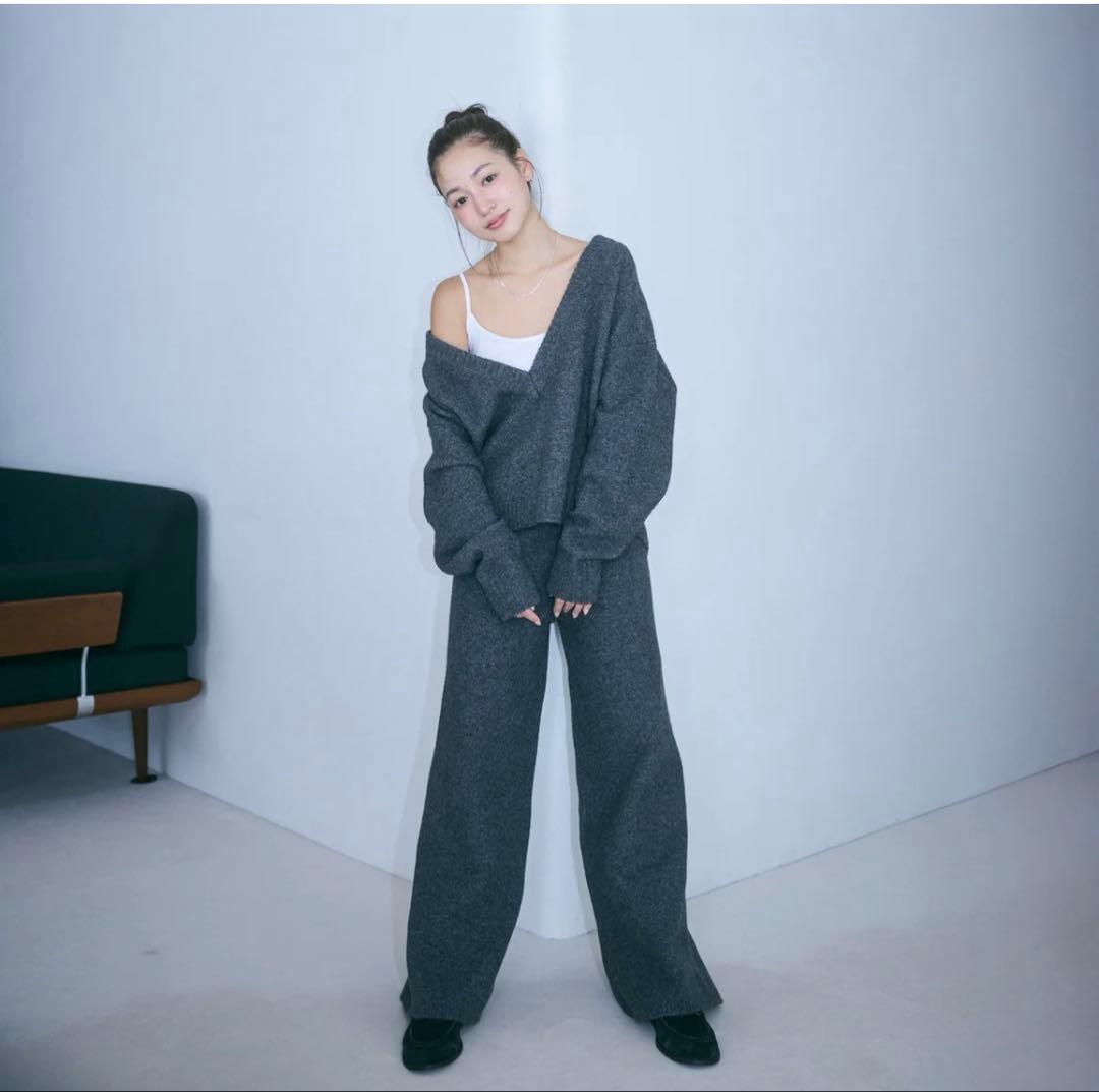 未使用完売色Sea Room LynnウールmixVネックセーター