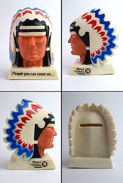 80's Mutual of Omaha ビンテージ 貯金箱 アドバタイジング - メルカリ