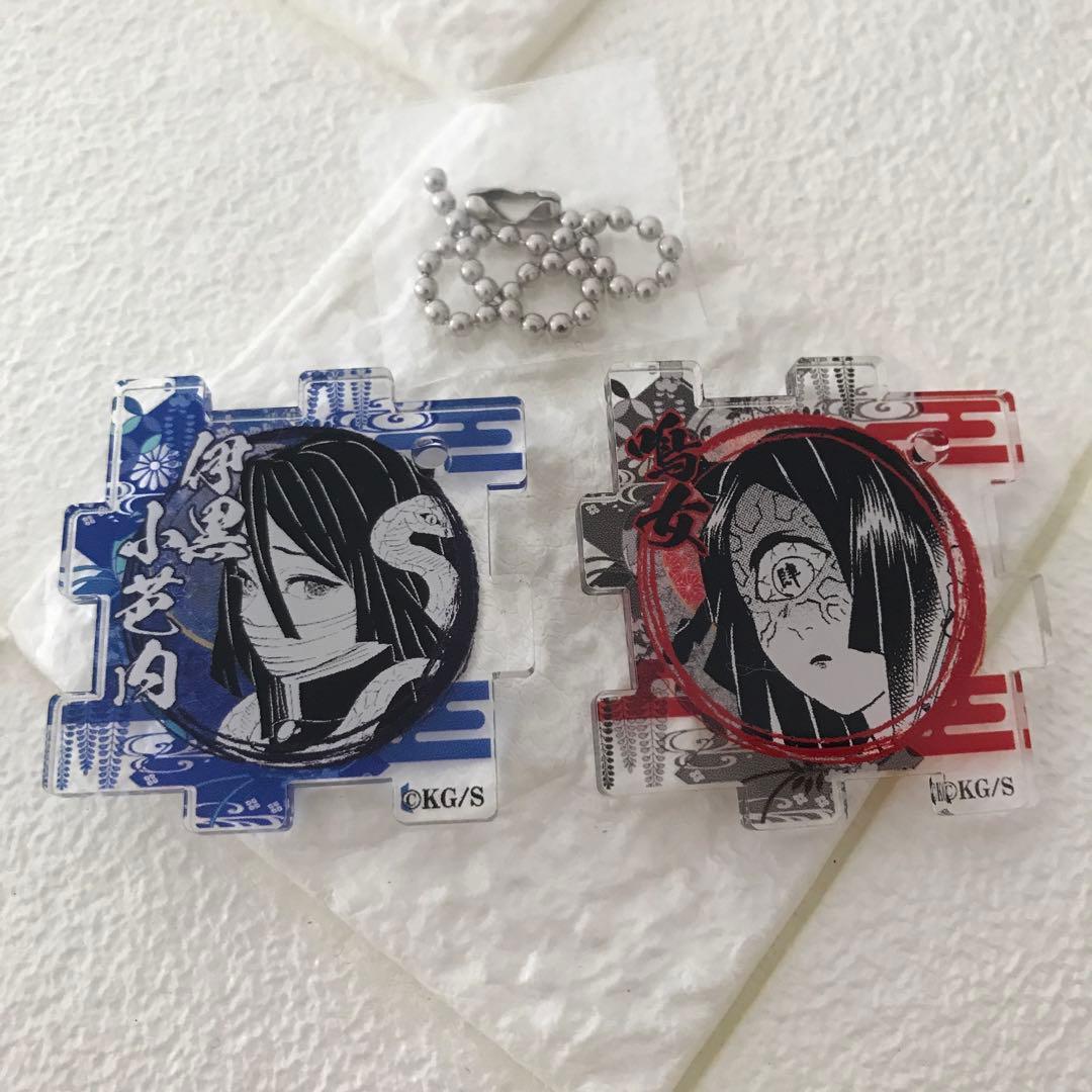 鬼滅の刃 グッズ 原画展 限定 つながる アクリル パズル 小芭内 鳴女