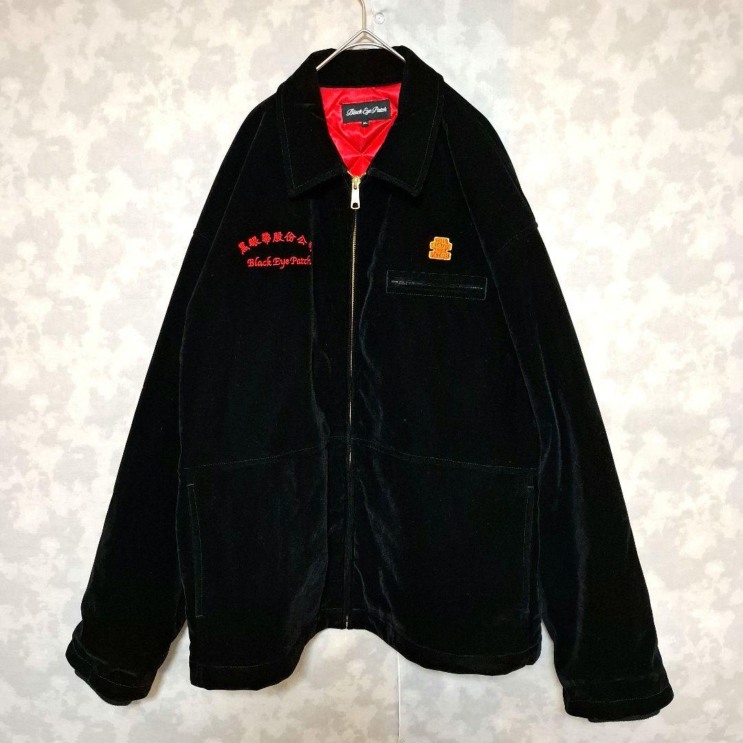 BLACK EYE PATCH ブラックアイパッチ ベロアジャケット XL - メルカリ