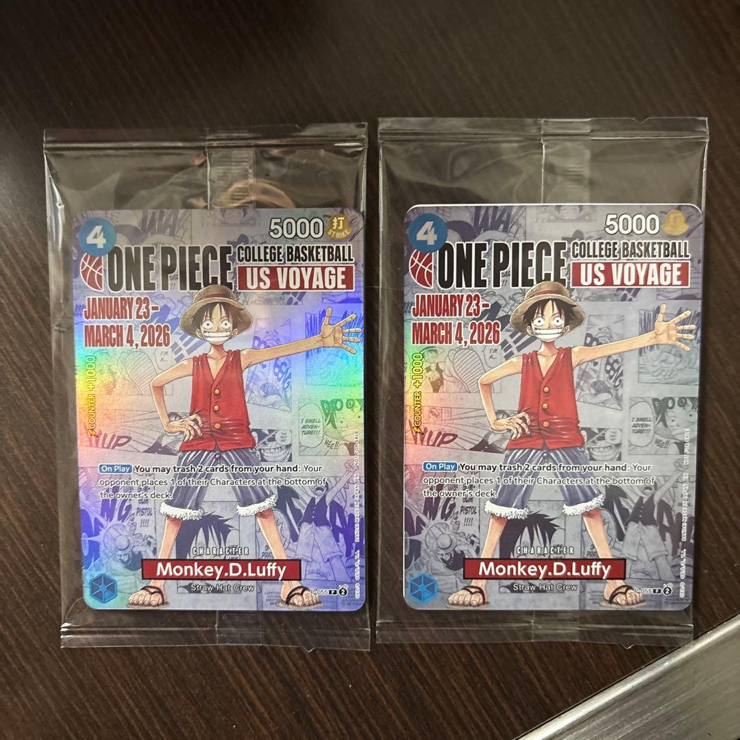 ワンピース モンキー・D・ルフィ アメリカ大学バスケ限定プロモ 未開封