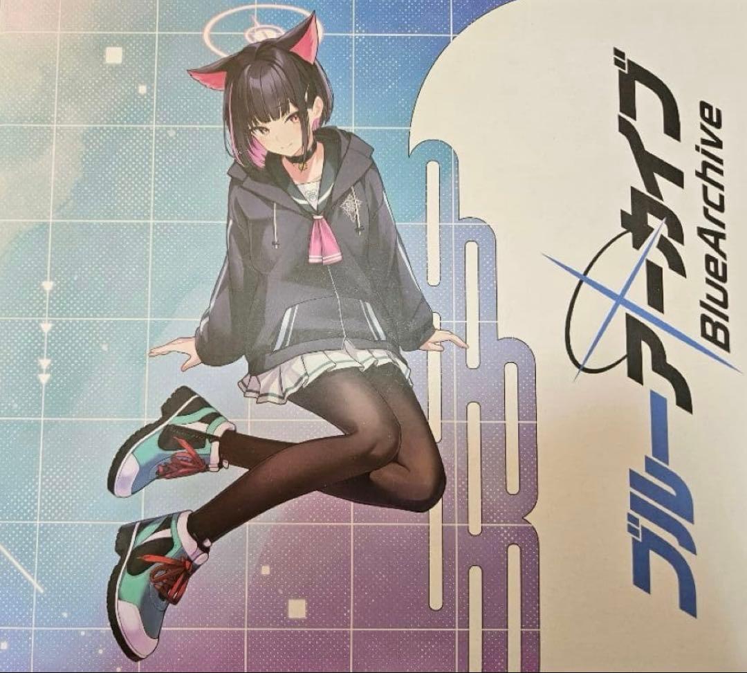 ブルーアーカイブ カズサのスニーカー サイズ27cm ポストカード付属