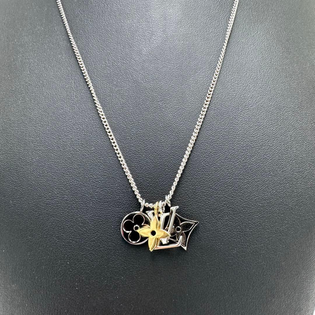 超美品☆ルイヴィトン LV インスティンクト ネックレス M00521 モチーフ