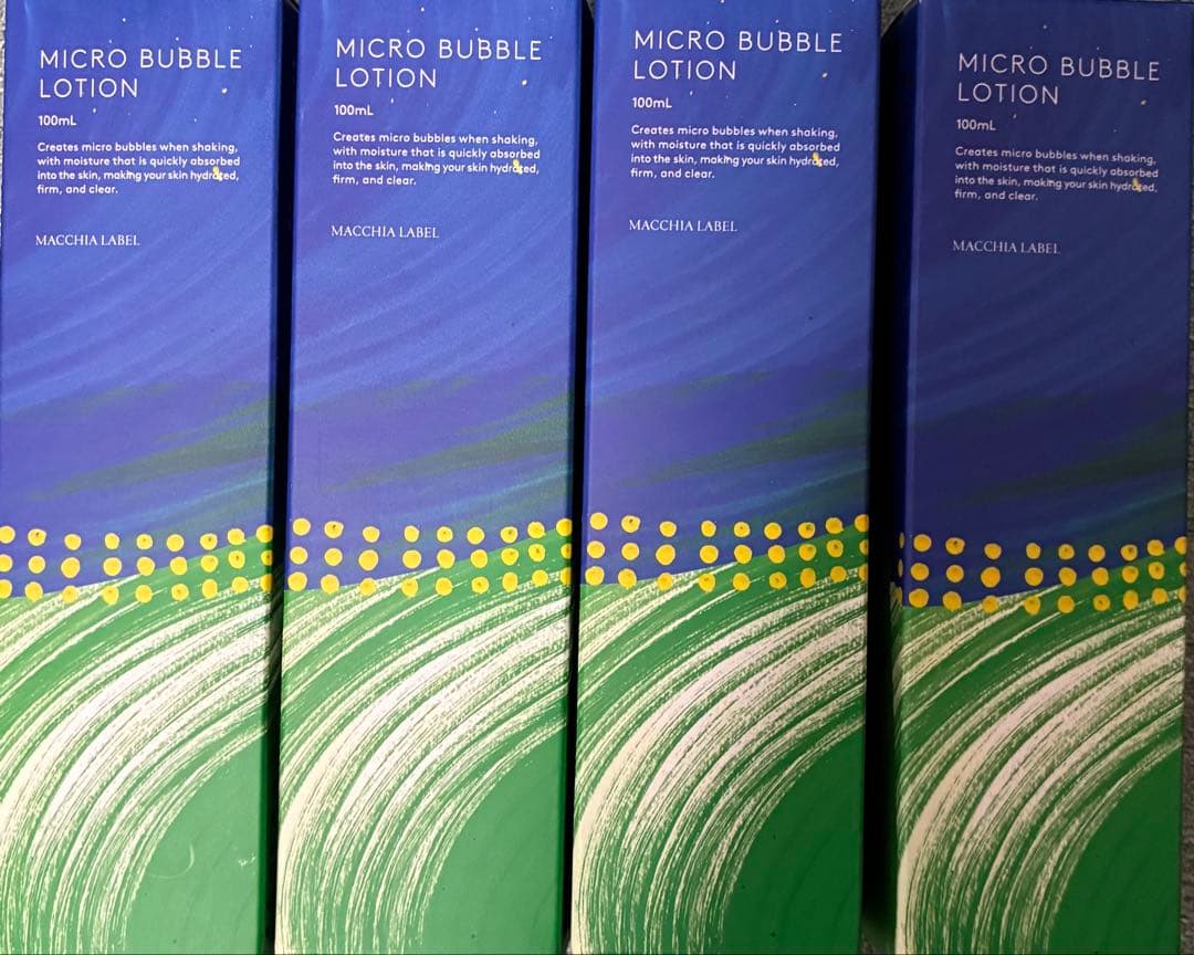 ナック　NAC 優待マキアレイベル薬用マイクロバブルローション　100ml 4本