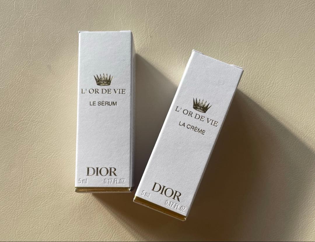 Dior L'OR DE VIE セラム　クリーム　サンプルセット