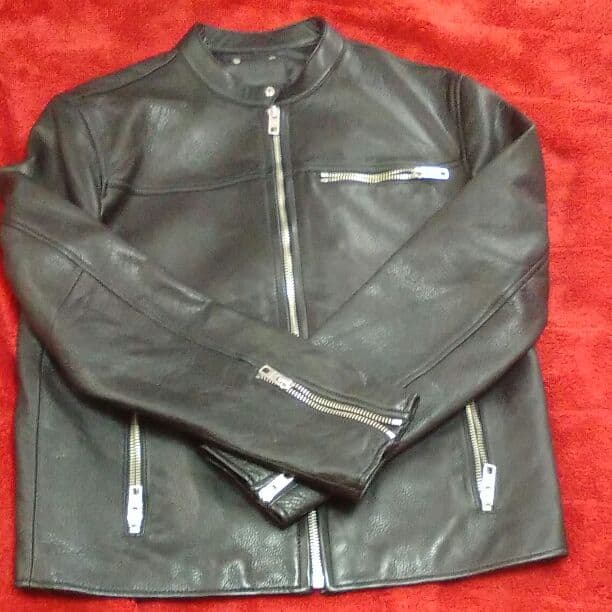 い*ち様 レザーシングルライダースジャケット　COACH