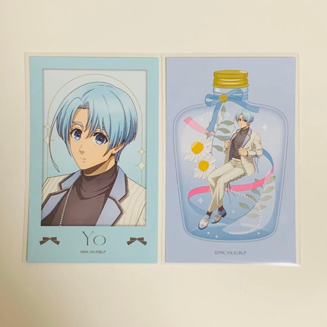 ブルーロック バレエコア 氷織羊 イラストカード グリッター缶バッジ