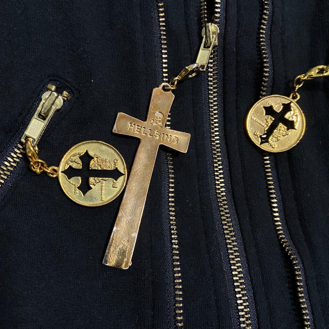 平成ギャル d.i.a ブルゾン 十字架 ドクロ ヒョウ柄 グランジ CE63