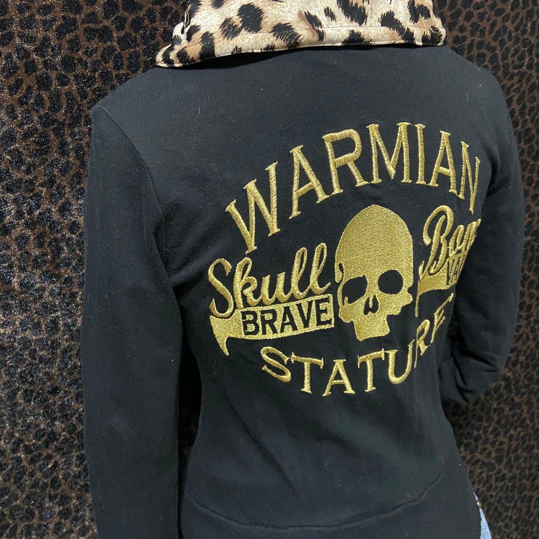 平成ギャル d.i.a ブルゾン 十字架 ドクロ ヒョウ柄 グランジ CE63