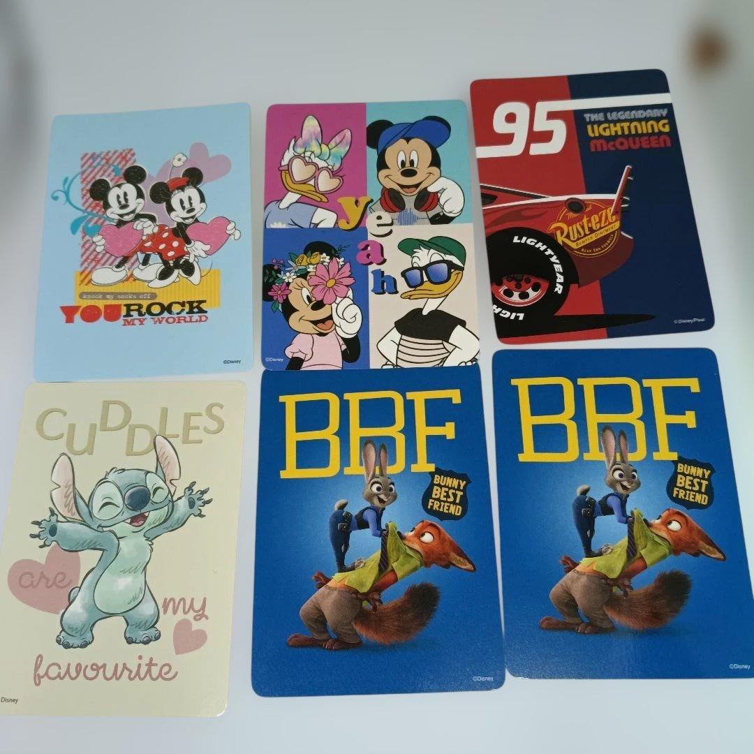 ディズニーじゃんけんカード スティッチ カーズ ズートピア ミッキー