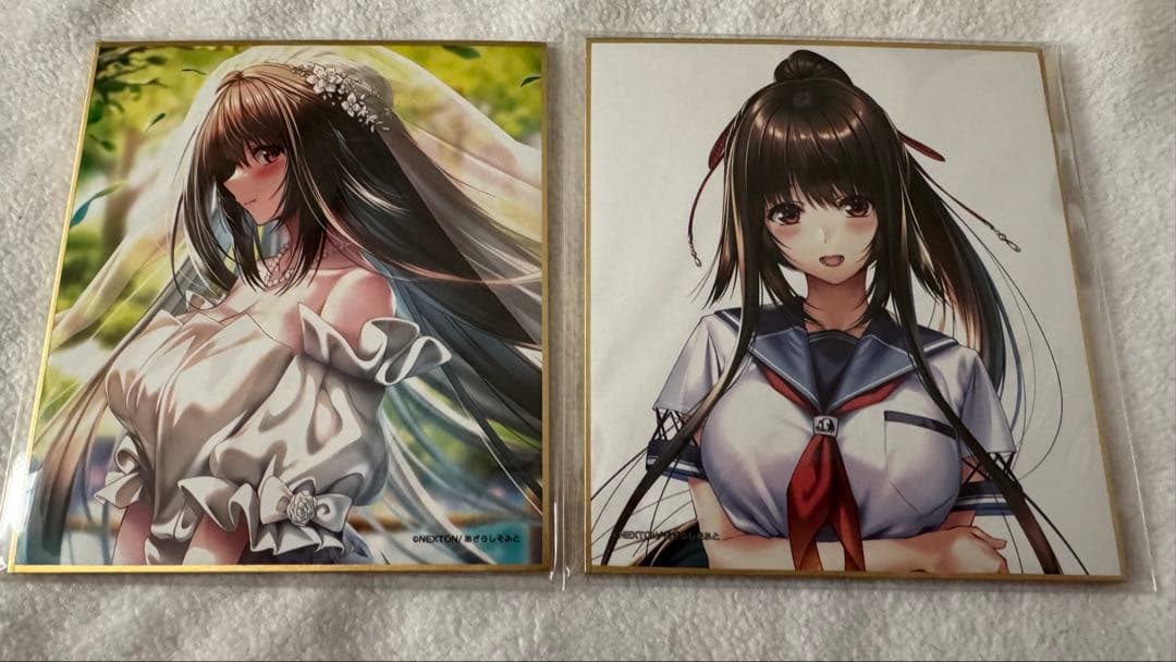 アマカノ2 コラボカフェ限定色紙　絶版　７種オリジナルセット